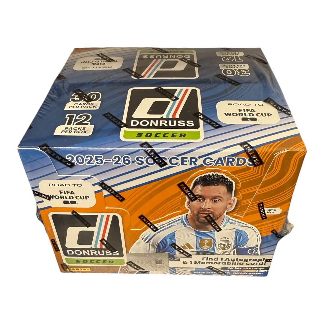 2025-26 Donruss Soccer FIFA Road to World Cup Hobby Box