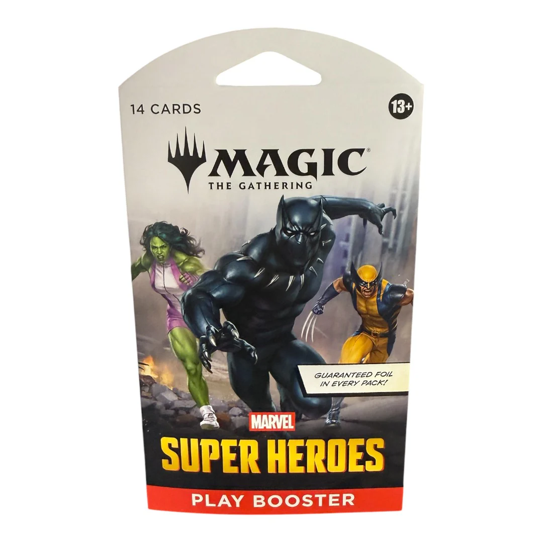 Magic the Gathering Marvel Super Heroes Sleeved Play Booster Pack