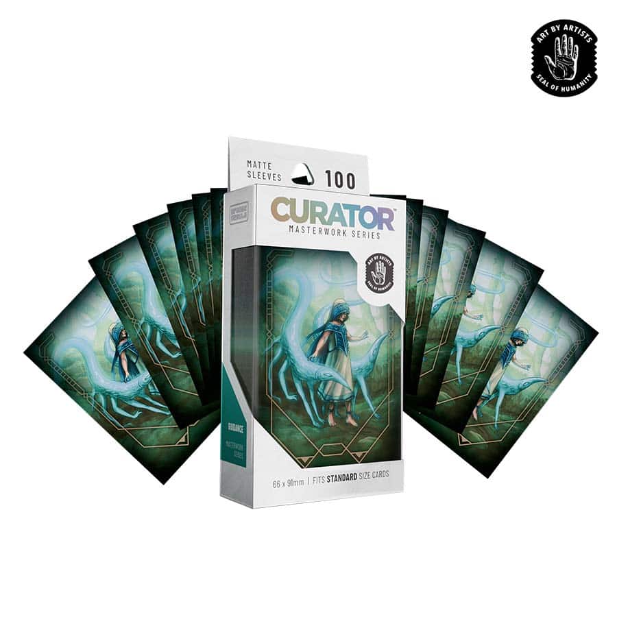 Orange Nebula Curator Masterwork Card Sleeves - Image 10
