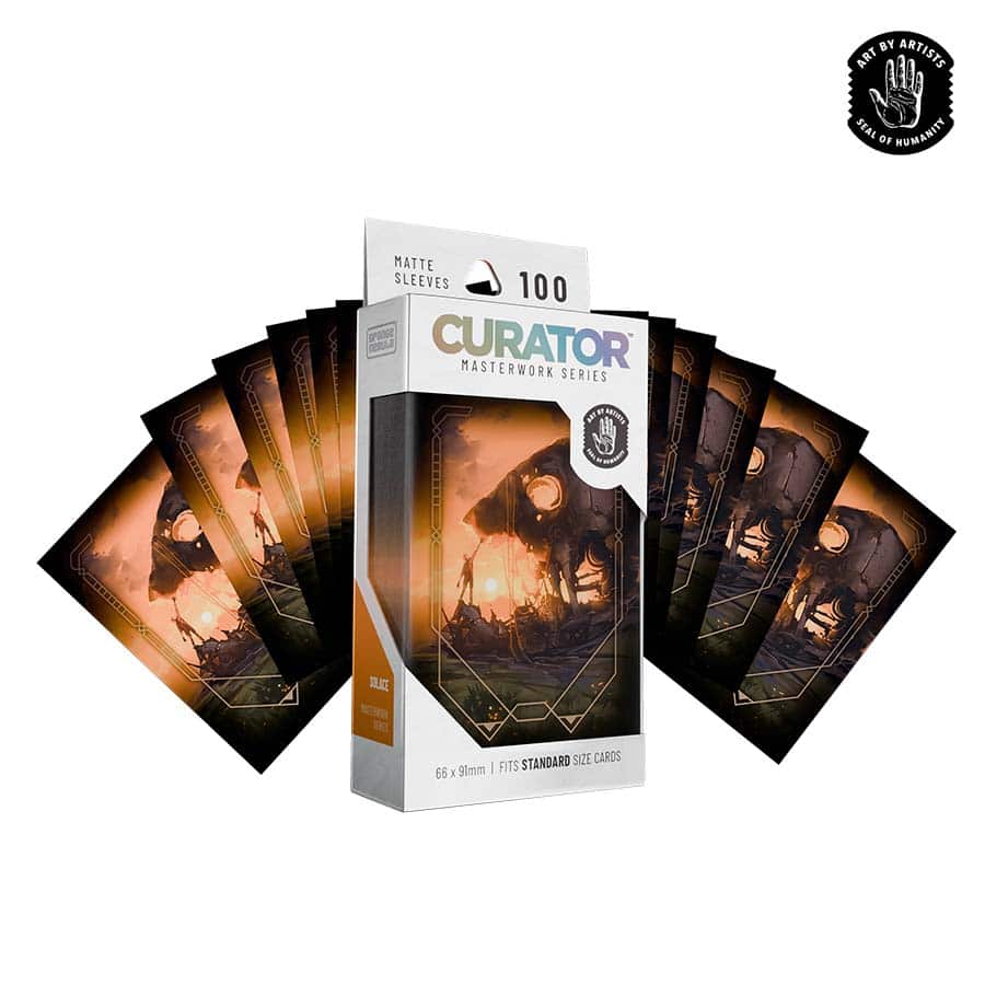 Orange Nebula Curator Masterwork Card Sleeves - Image 13