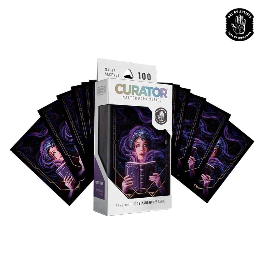 Orange Nebula Curator Masterwork Card Sleeves - Image 15