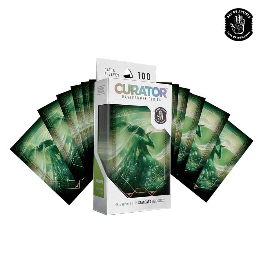 Orange Nebula Curator Masterwork Card Sleeves - Image 4
