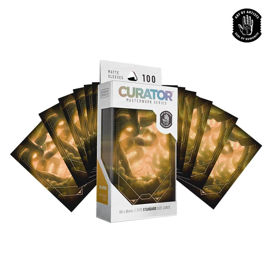Orange Nebula Curator Masterwork Card Sleeves - Image 8