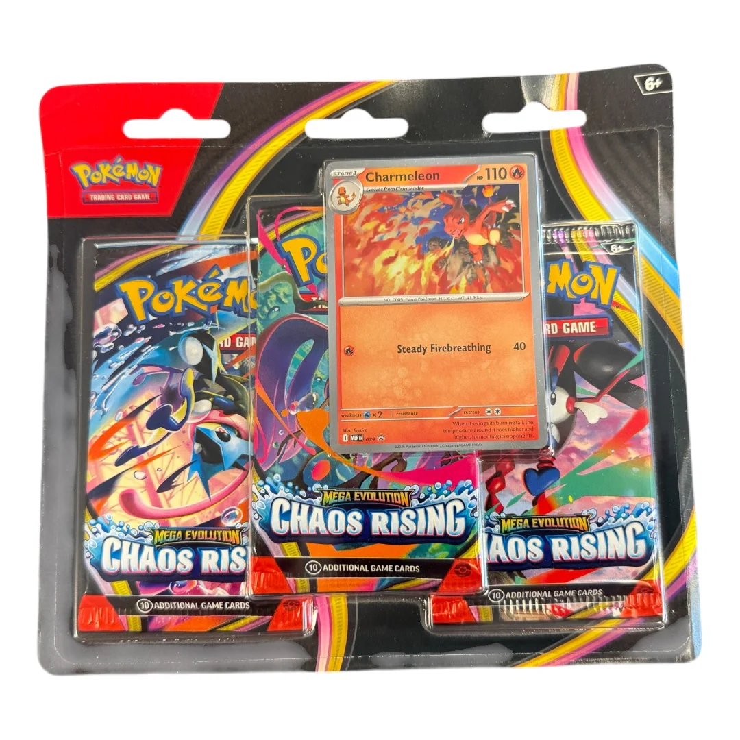 Pokemon Chaos Rising 3pk Blister